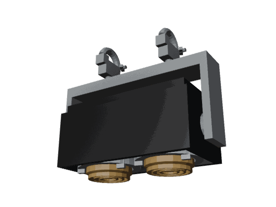With clamp: blinder-2-cell