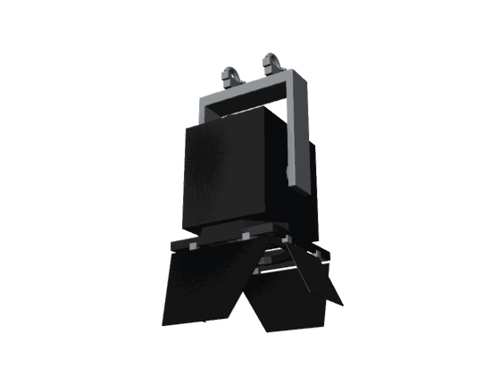With clamp: fresnel-barn-doors-2kw