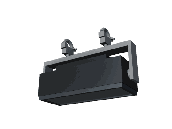 With clamp: led-strobe
