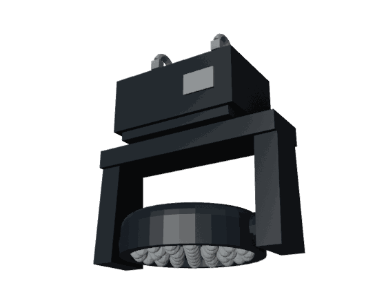 With clamp: moving-head-led-wash-400