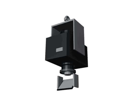 With clamp: scanner-mirror-spot