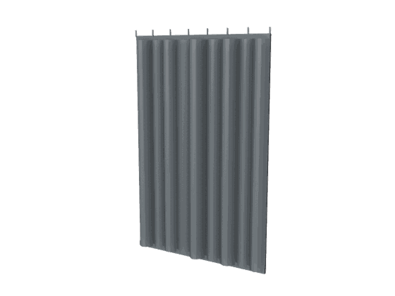 Model: curtain-2000x3000-grey