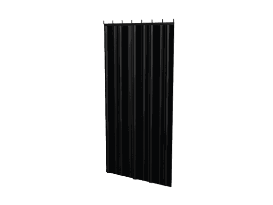 Model: curtain-2000x4000-black