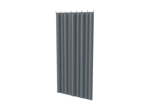Model: curtain-2000x4000-grey