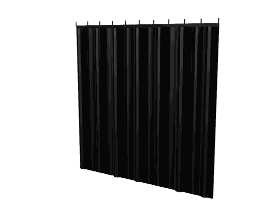 Model: curtain-3000x3000-black