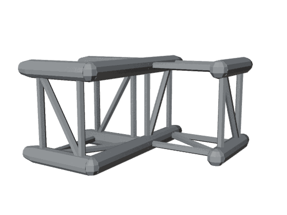 Model: truss-4-point-corner-2-way