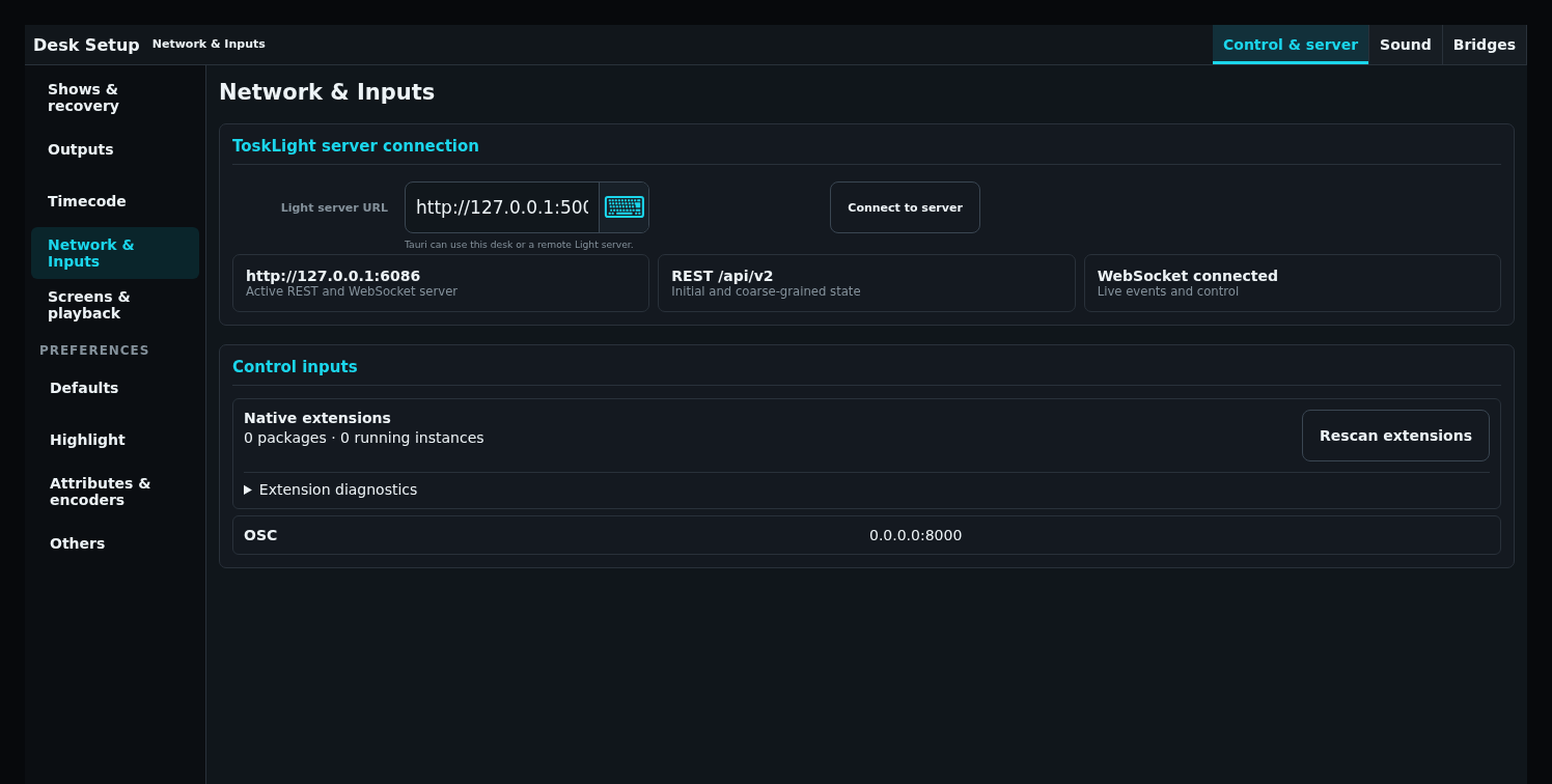 Remote server configuration