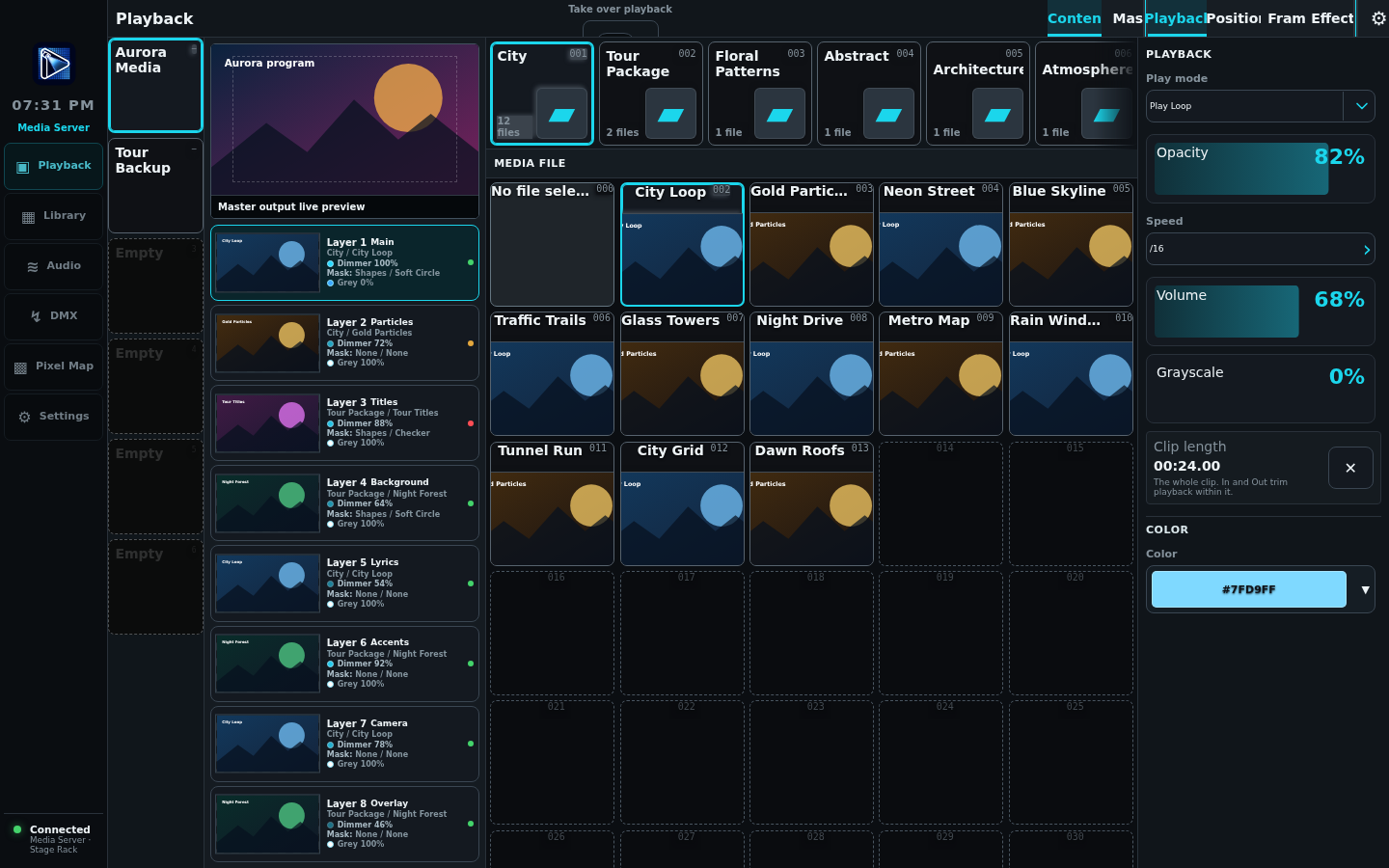 Pixel administration interface